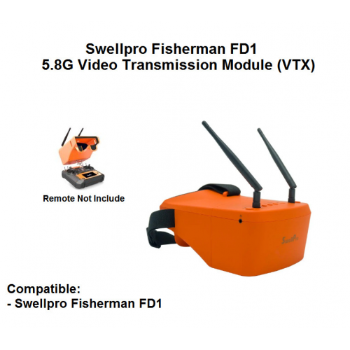 Swellpro Fisherman FD1 Dual Use FPV Google (GL1) With Mounting Bracket